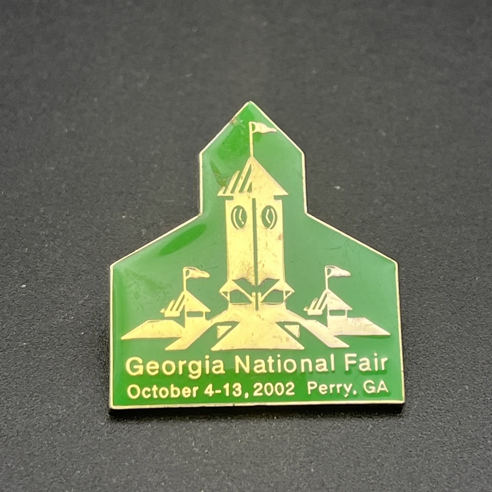 2002 Georgia‎ National Fair Perry Georgia Lapel Hat Pin